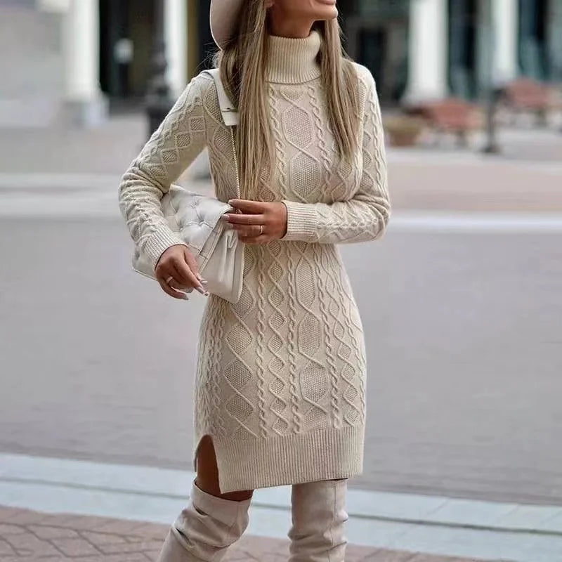 Amoura Dresses™ Long Sleeve Sweater Dress