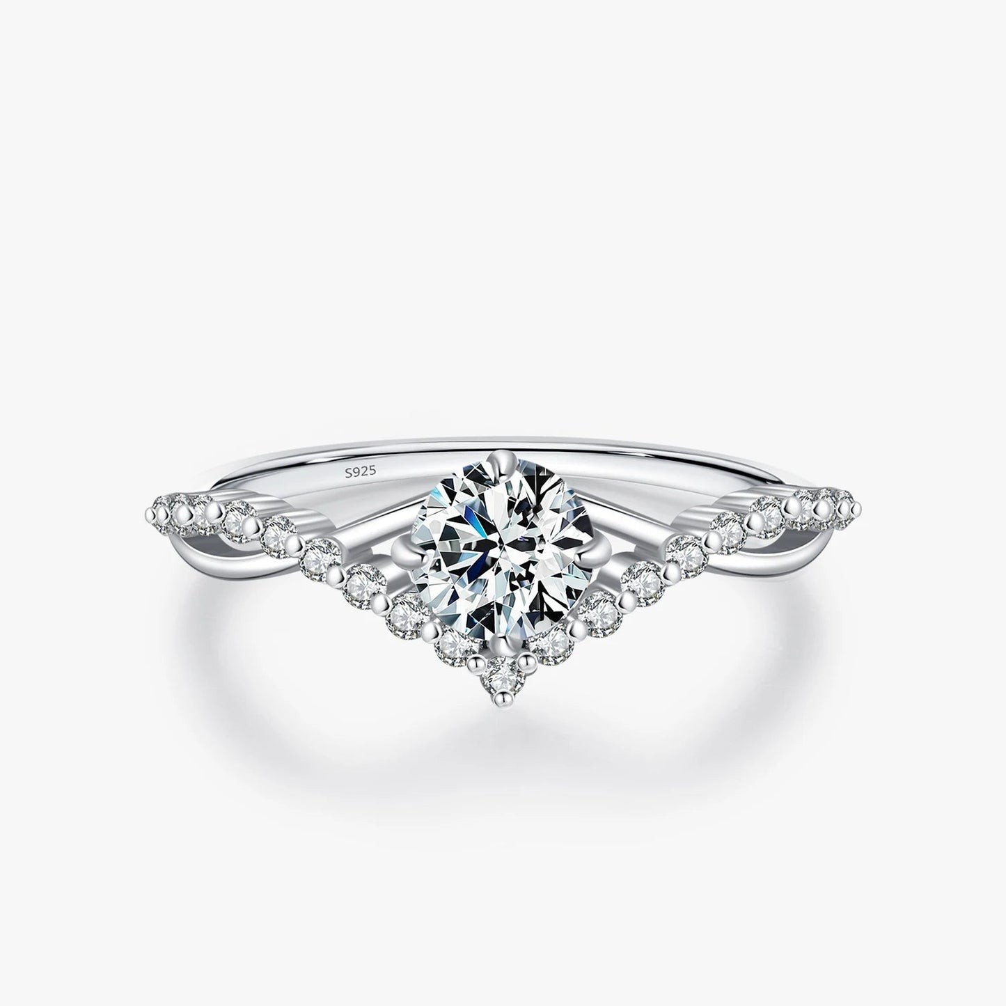 Elara Jewelry™ Ring Lunara Crown