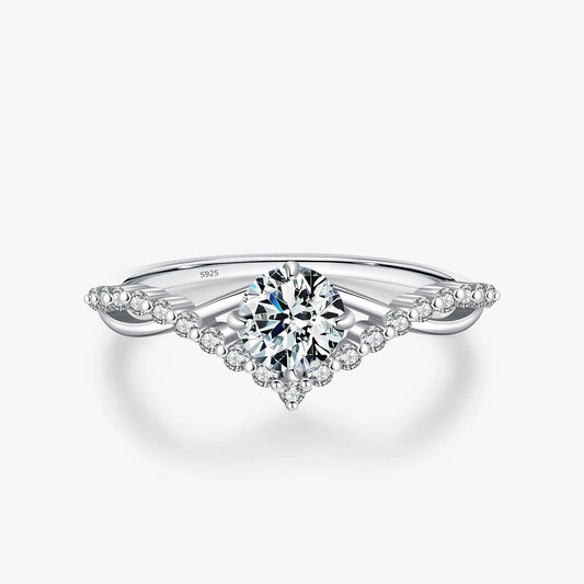 Elara Jewelry™ Ring Lunara Crown