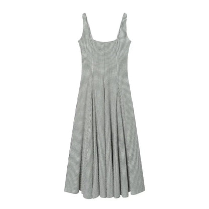 Amoura Dresses™ Square Collar Midi Dress