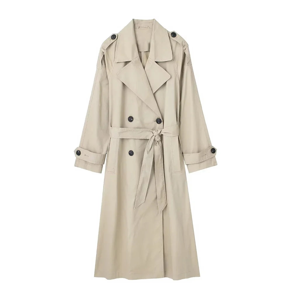 Lunara Winter™ Double Breasted Vintage Trench Coat