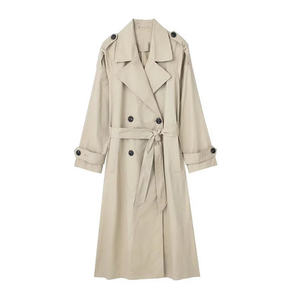Lunara Winter™ Double Breasted Vintage Trench Coat