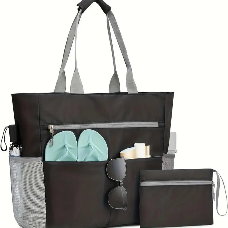 SeaLure™ Azure Coast Luxe Beach Tote
