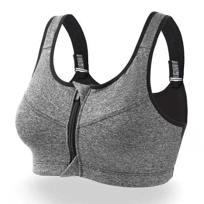 Power Sculpt Zip Bra