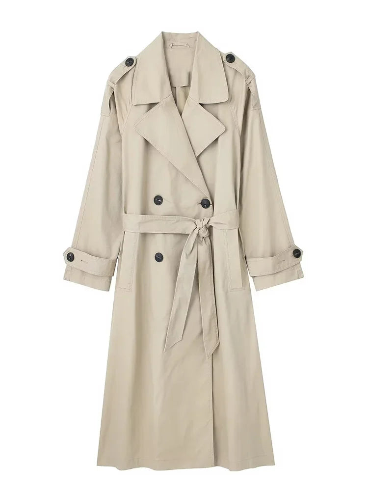 Lunara Winter™ Double Breasted Vintage Trench Coat