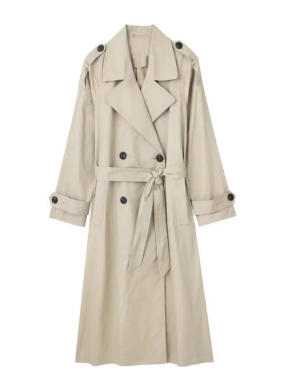 Lunara Winter™ Double Breasted Vintage Trench Coat