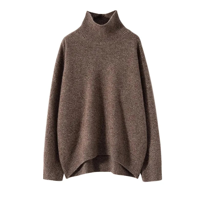 Suéter grande de gola alta Lunara Winter™