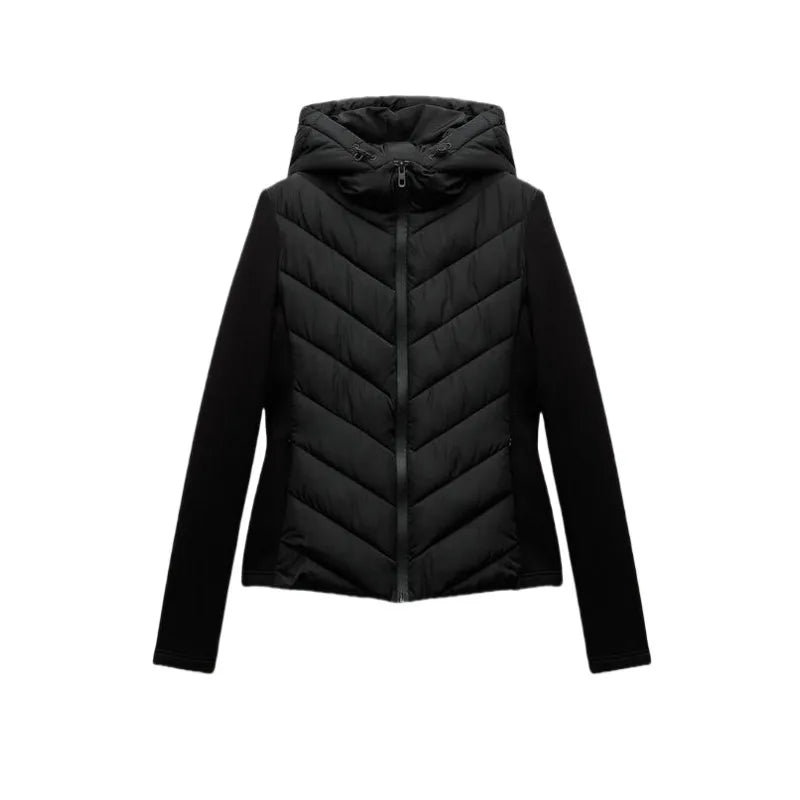 Piumino corto con cappuccio Chevron Lunara Winter™