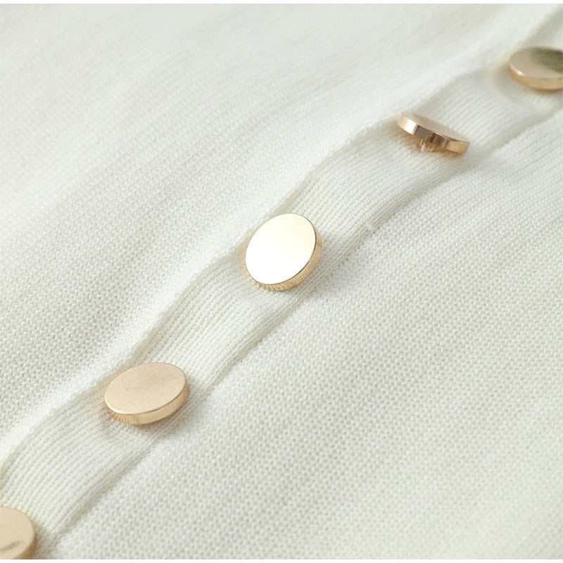 Amoura Dresses™ Button Woman Long Dress