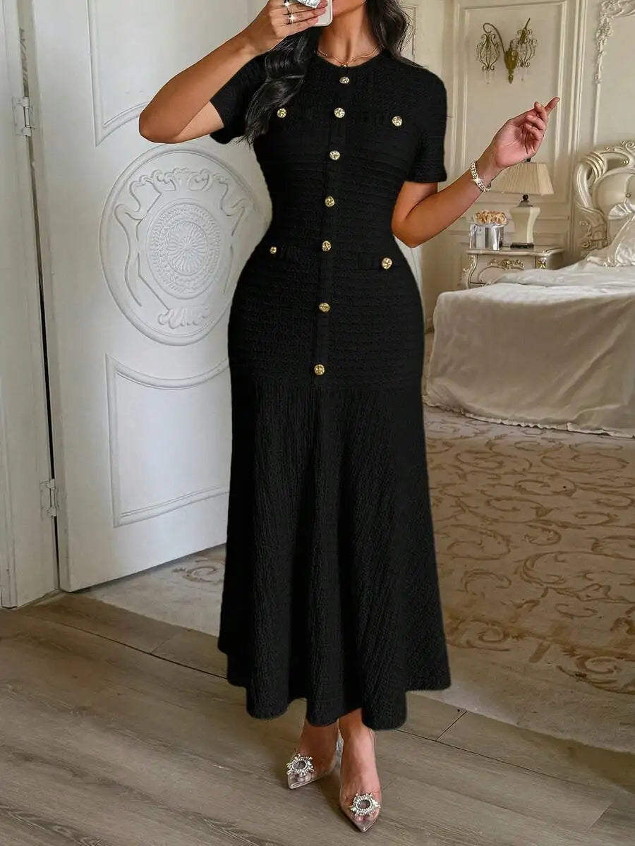 Amoura Dresses™ Textured Knit Midi Dress
