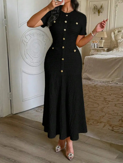 Amoura Dresses™ Textured Knit Midi Dress