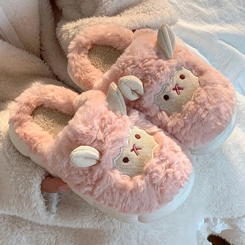 Lunara Winter™ Cute Lamb Plush Slippers