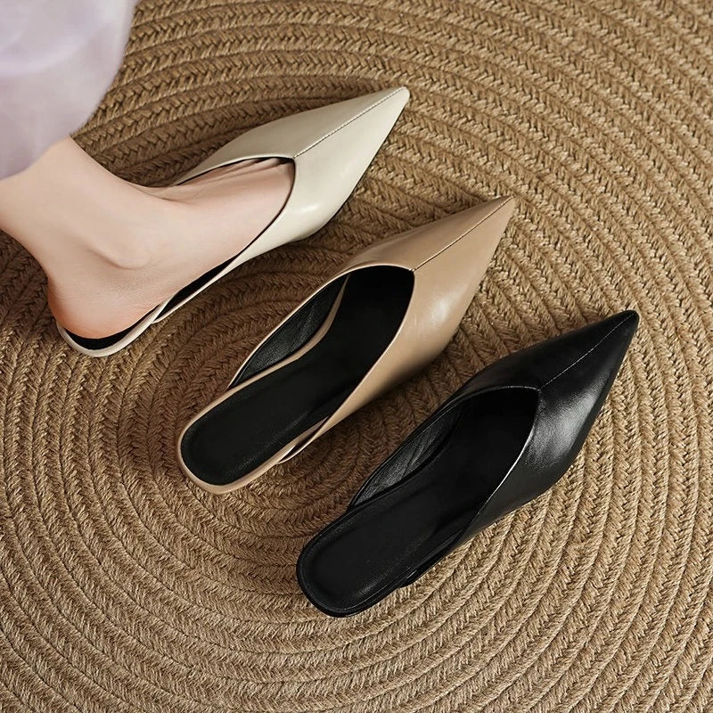 Solenne Shoes™ Mules à bout pointu pour femmes