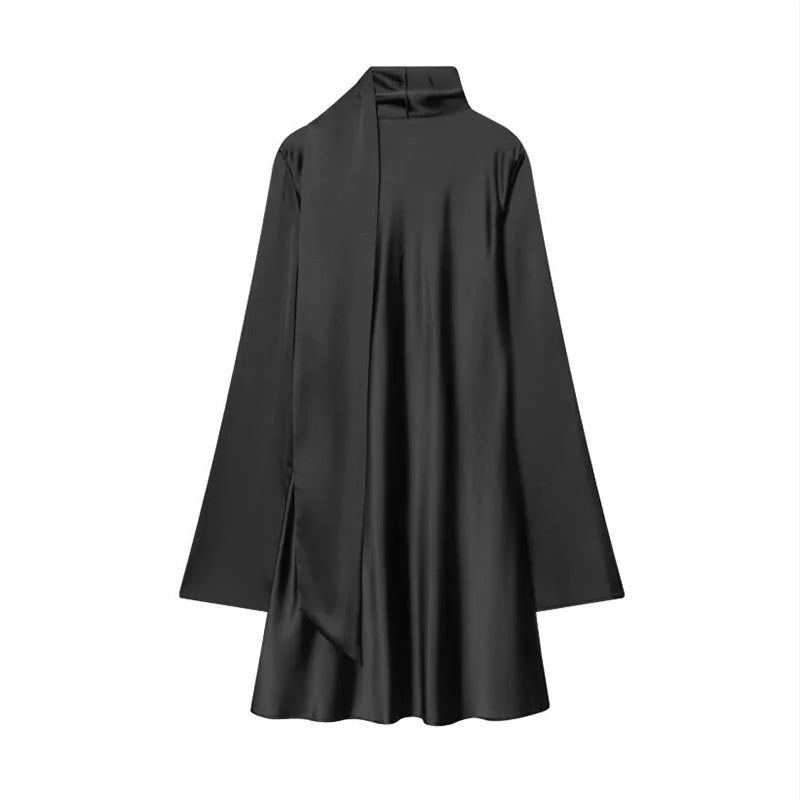 Amoura Dresses™ Elegant Short Dress with Scarf