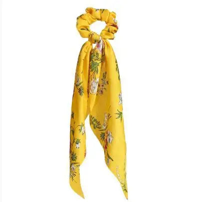 SatinÉclat™ Bow Satin Long Scrunchies