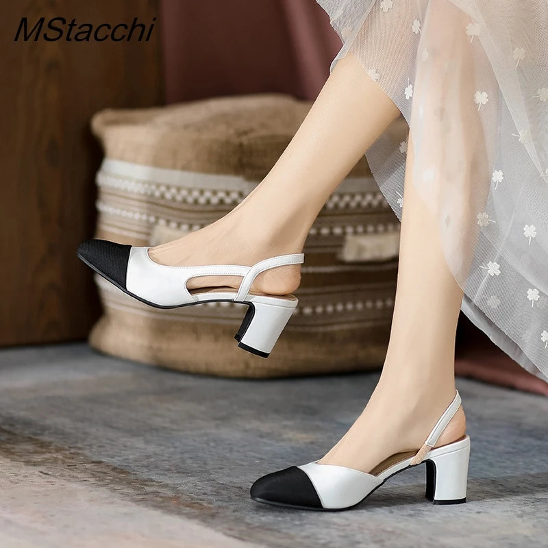 Solenne Shoes™ Patchwork Slingback Flats