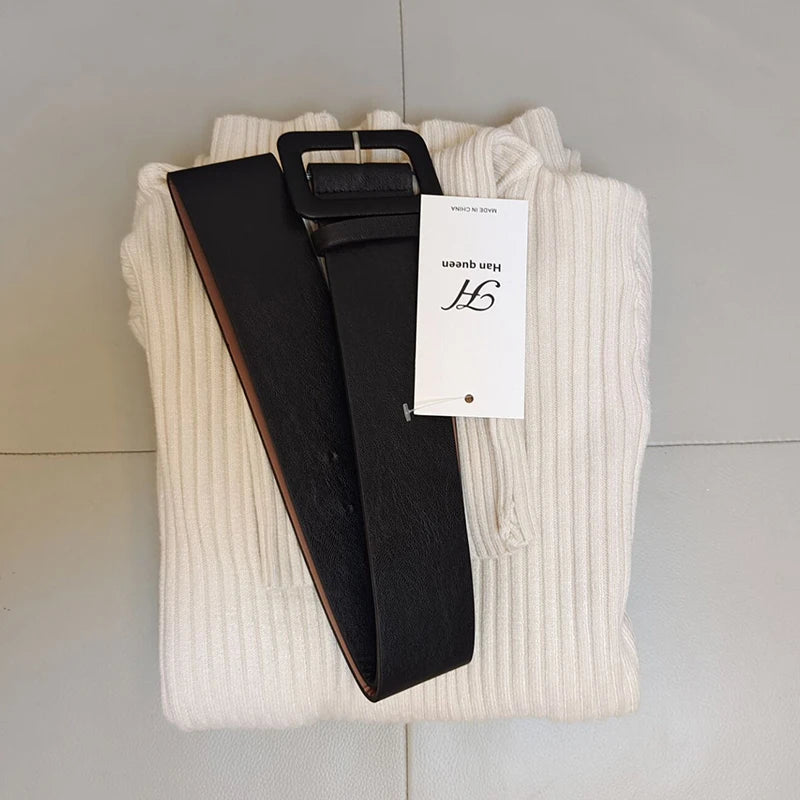 Amoura Abiti™ Winter Midi con cintura
