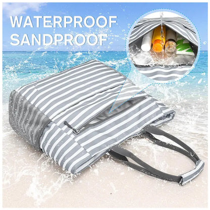 SeaLure™ Azure Coast Luxe Beach Tote