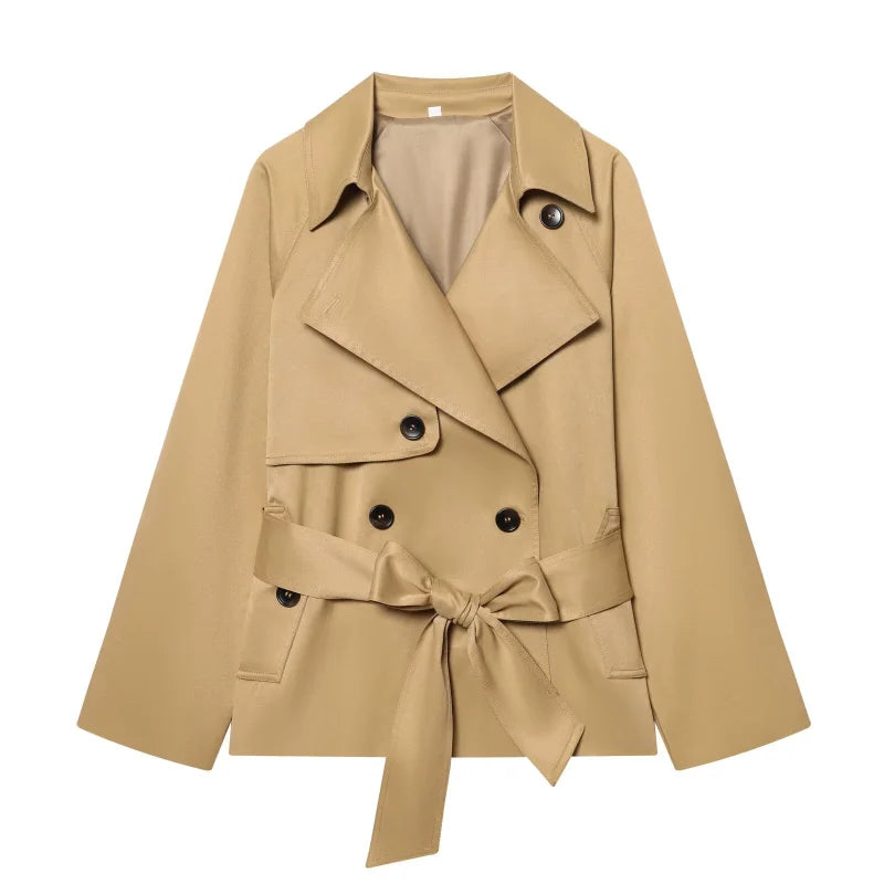 Lunara Winter™ Autumn Lapel Double-Breasted Coat