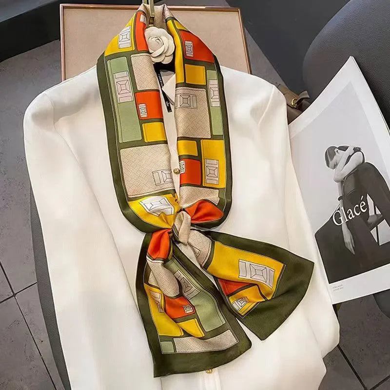 Satin Éclat™ Scarf Headband & Neckerchief