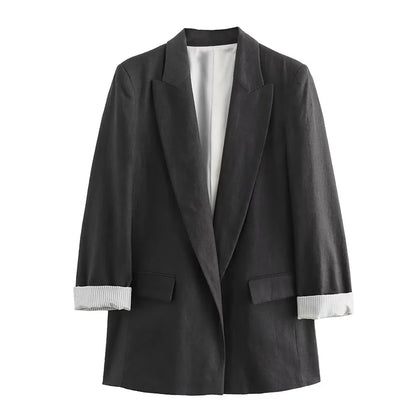 Lunara Winter™ Relaxed Notch Lapel Blazer