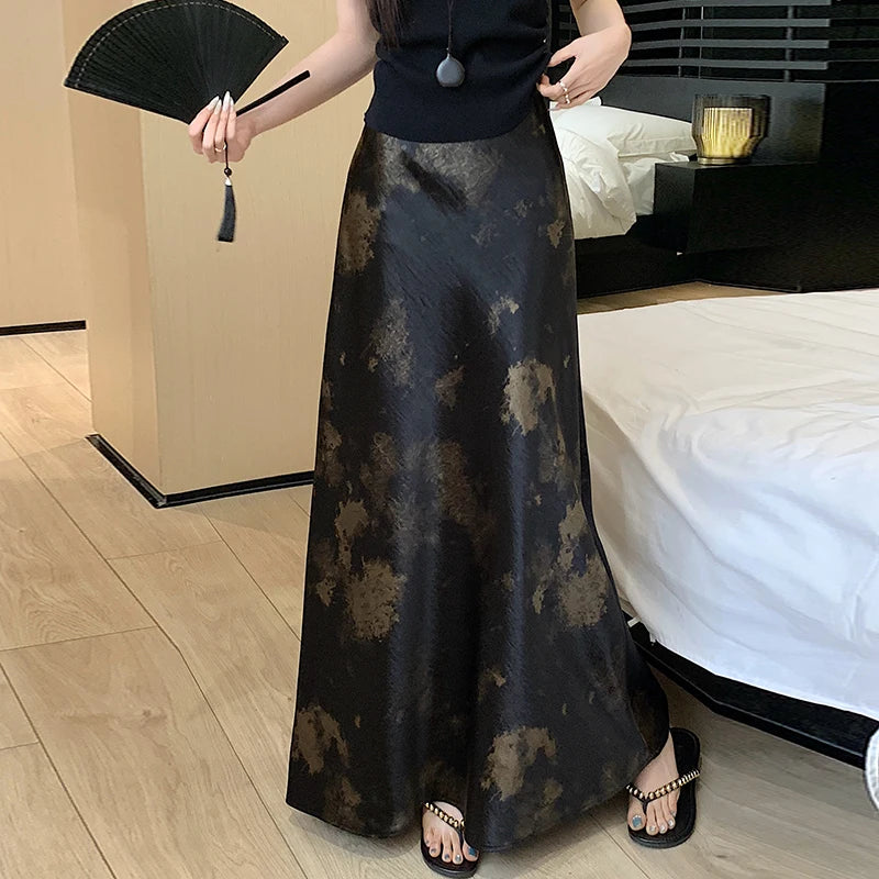 Satin Éclat™ Tie-Dye Mermaid Skirt