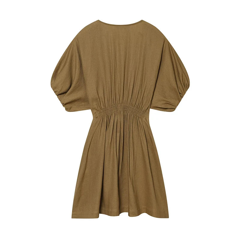 Amoura Dresses™ Slim V-Neck Elegant Dress