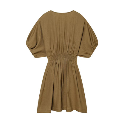 Amoura Dresses™ Slim V-Neck Elegant Dress