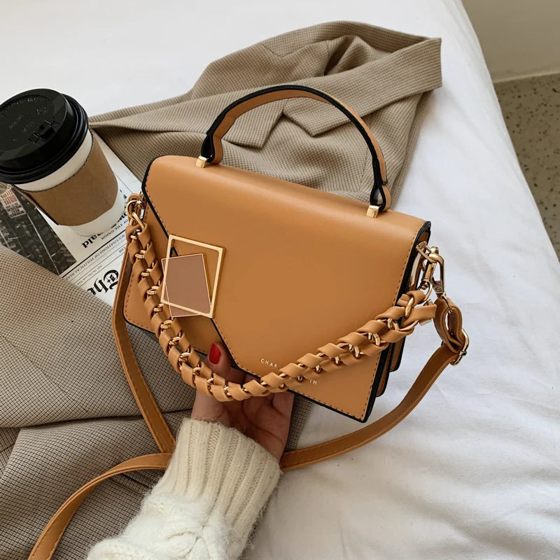 ÉlanBag™ Fashion Bag with Square Decoration