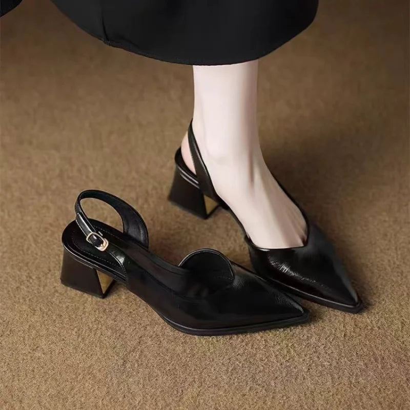 Solenne Shoes™ Talons élégants à bout pointu