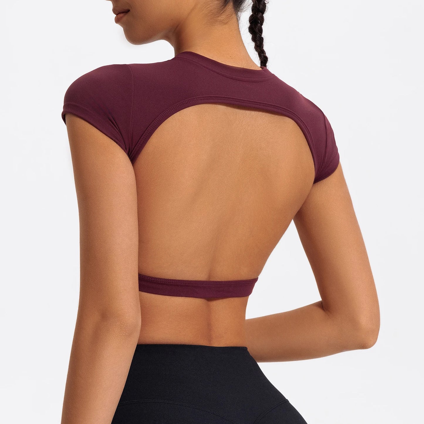 VibeFit™ Contour Open Back Top