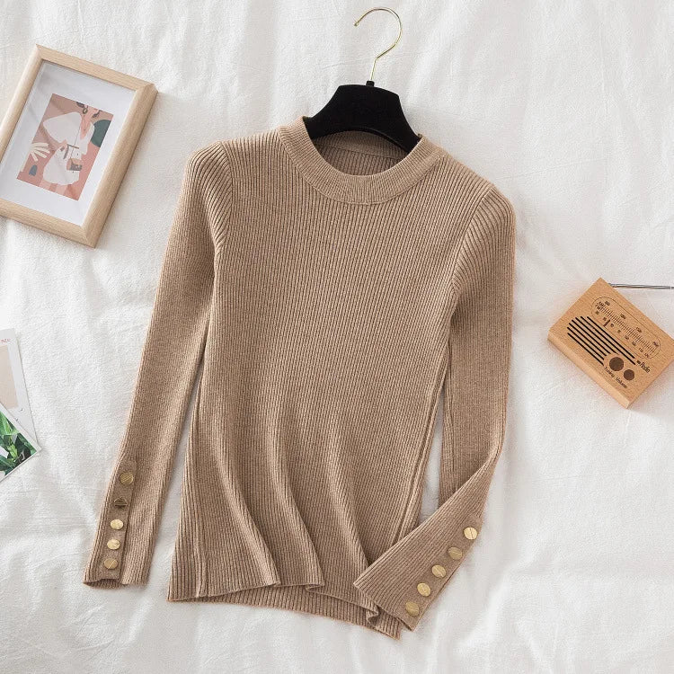 Pull à col roulé Lunara Winter™ avec détails de boutons