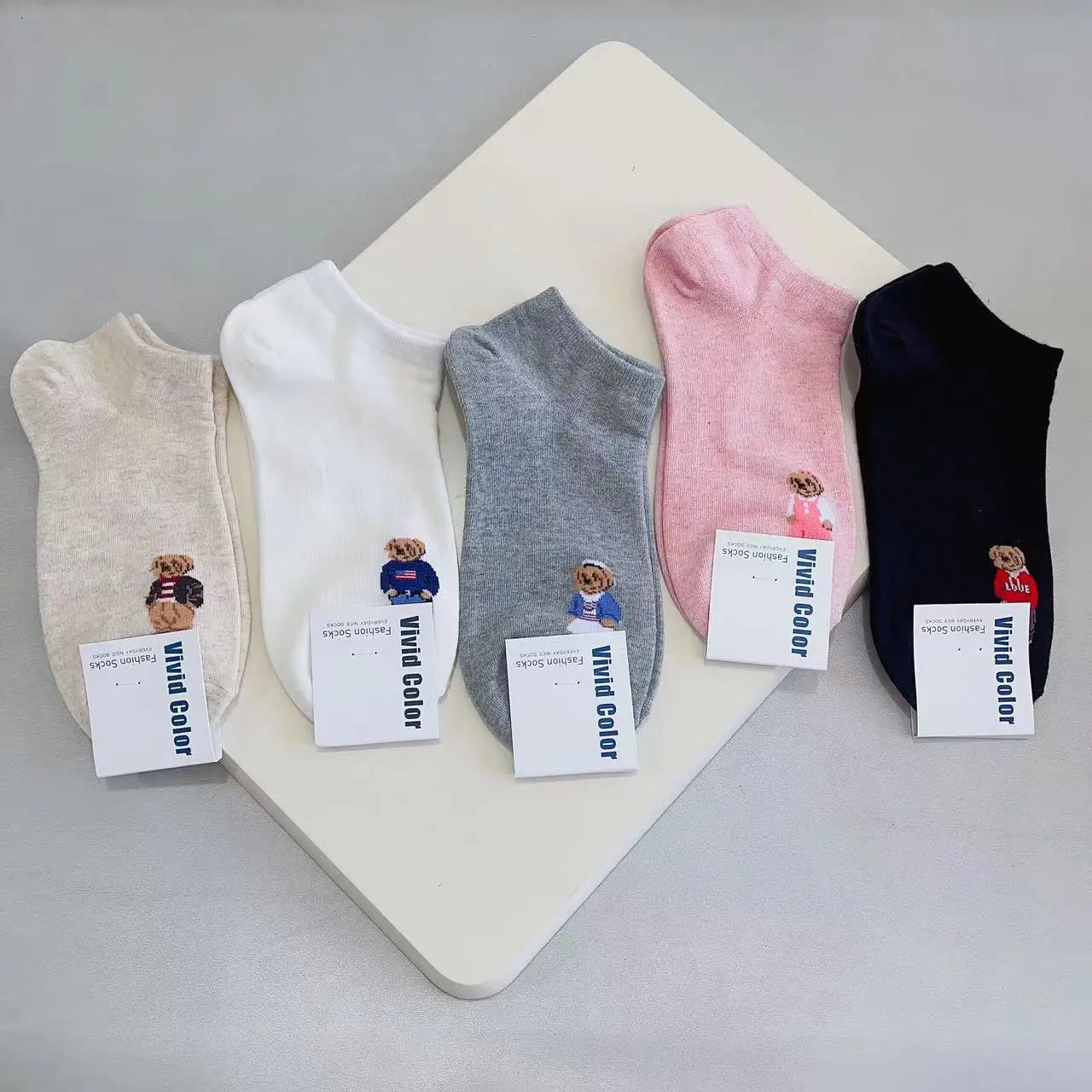 Lunara Winter™ Elegant Bear Women’s Socks