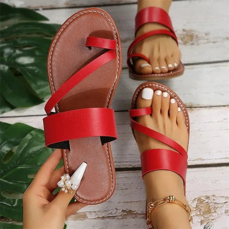Solenne Shoes™ Minimalist Thong Sandals