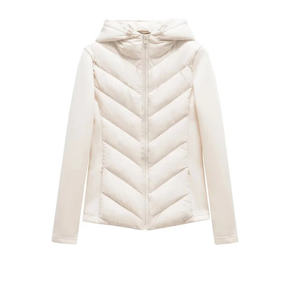 Piumino corto con cappuccio Chevron Lunara Winter™