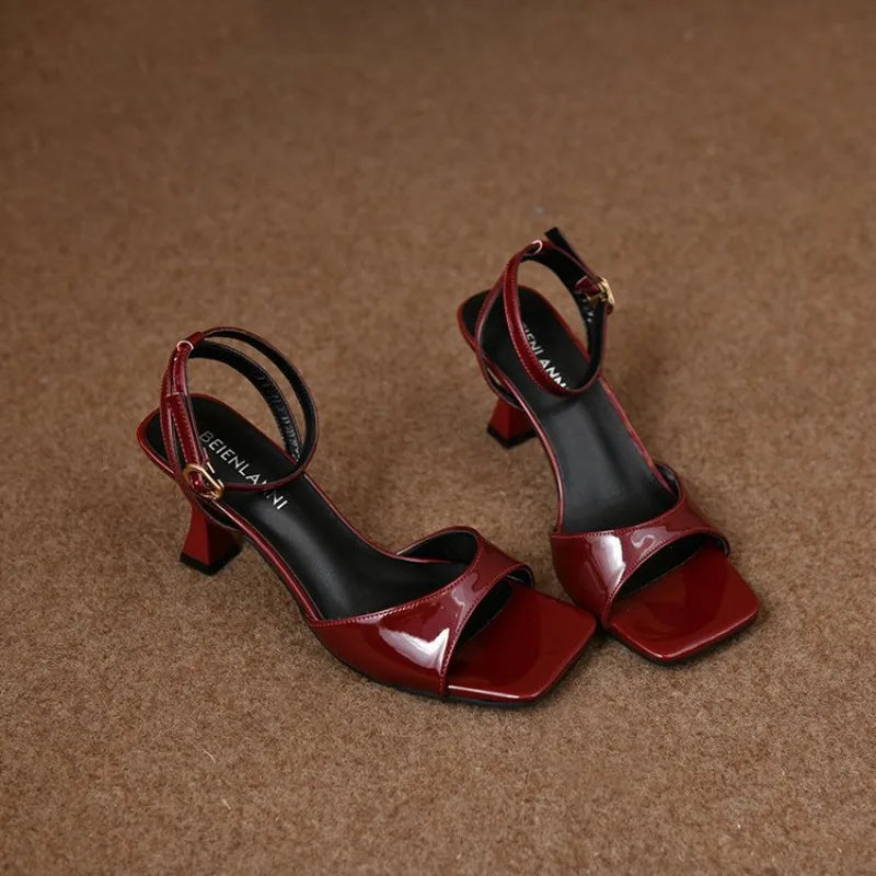 Solenne Shoes™ Elegant Mid Heel Sandals