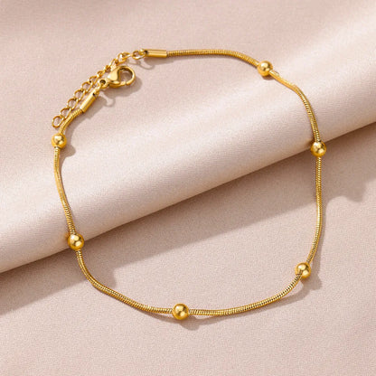 Elara Jewelry™ Aurelia Beaded Gold Bracelet