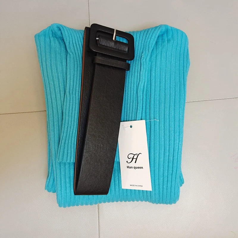 Amoura Abiti™ Winter Midi con cintura
