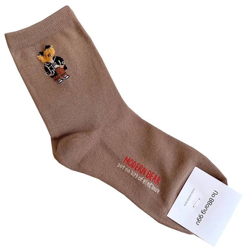 Lunara Winter™ Elegant Bear Women’s Socks