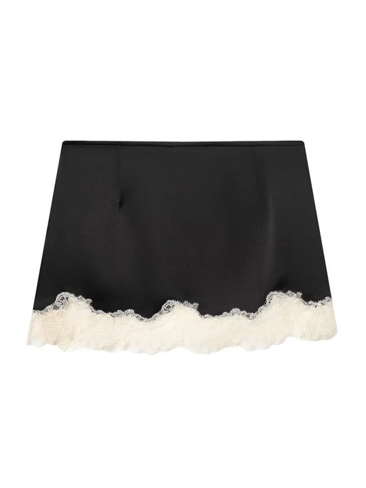 Satin Éclat™ Women’s Vintage Mini Skirt