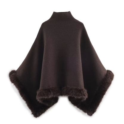 Cappotto poncho elegante Lunara Winter™