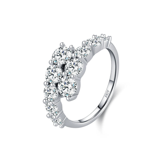 Elara Jewelry™ Radiant Cascade Ring