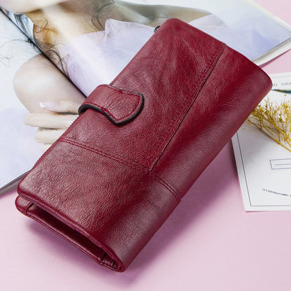 ÉlanBag™ Langes Portemonnaie aus echtem Leder