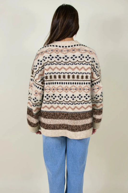 Lunara Winter™ Oversized Neck Knit Sweater