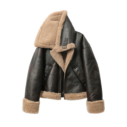 Giacca bifacciale calda e ispessita Lunara Winter™