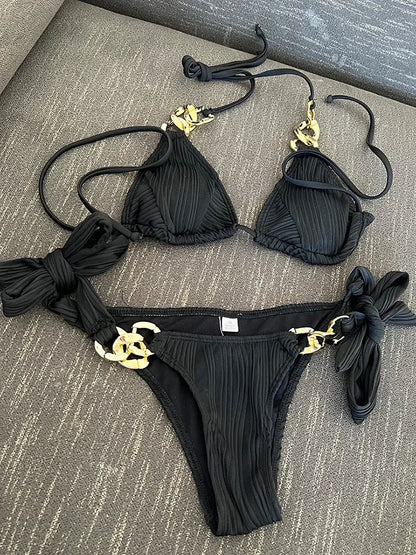 SeaLure™ Riviera Gold Chain Bikini