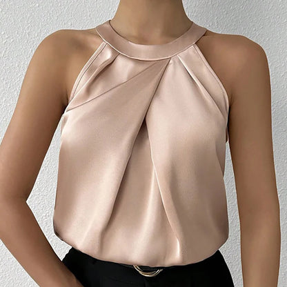 Satin Éclat™ Satin Tank Shirt