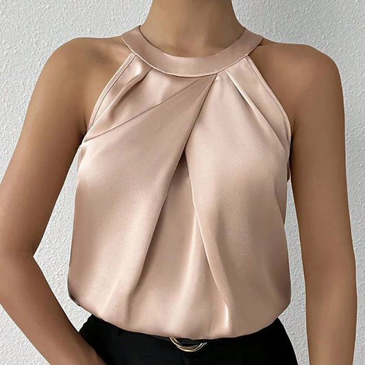 Satin Éclat™ Satin Tank Shirt