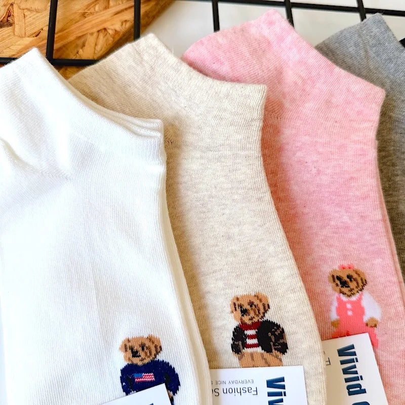 Lunara Winter™ Elegant Bear Women’s Socks