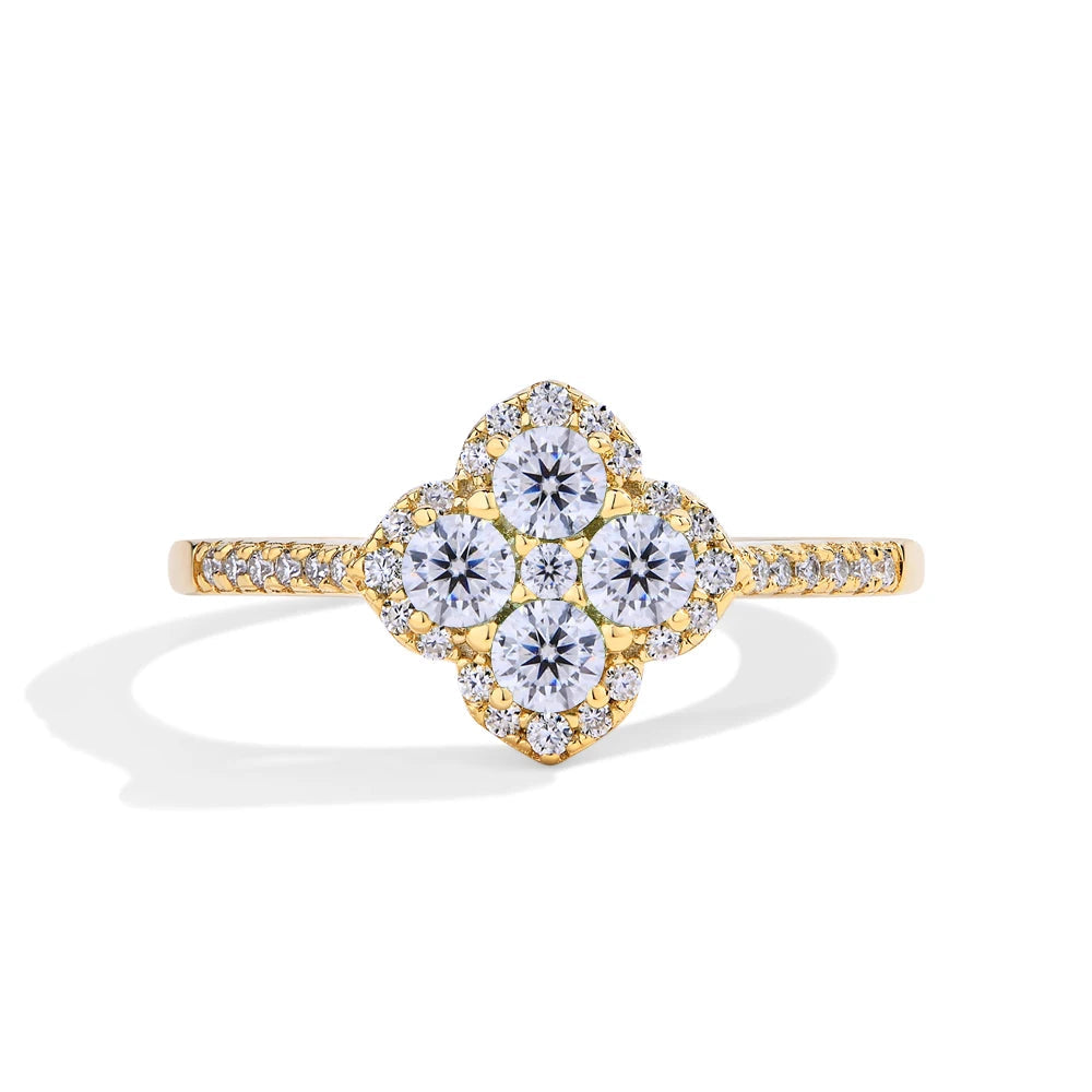 Elara Jewelry™ Celestial Bloom Ring